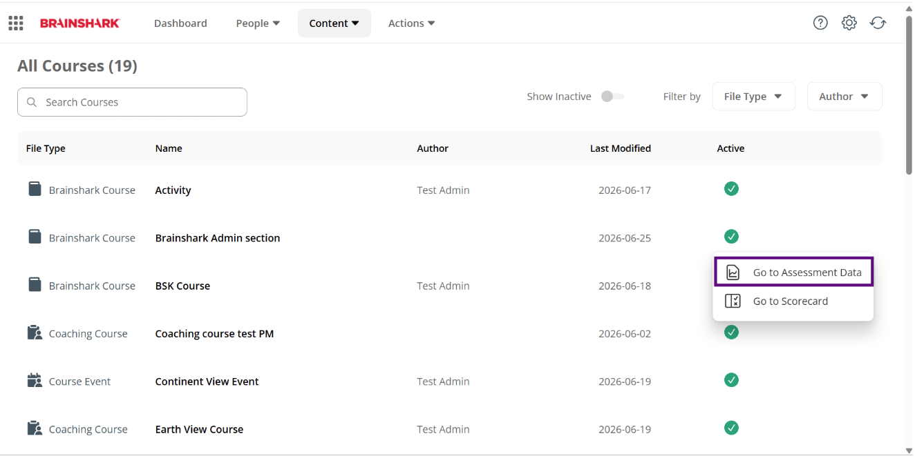 View question responses in the Scorecards Assessment panel.png