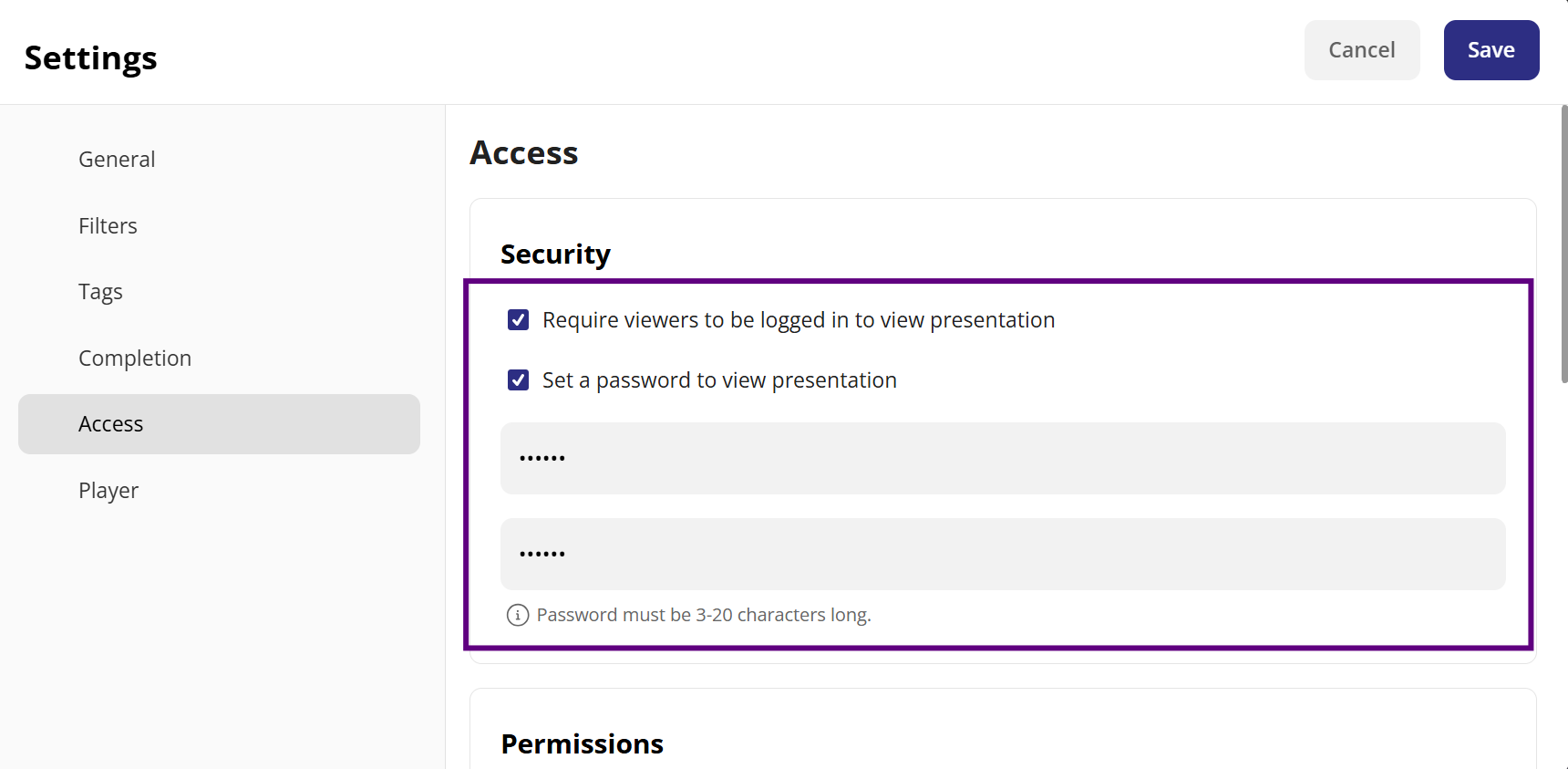 Secure a presentation with a login or password.png